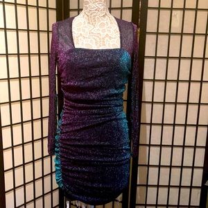 Metallic Mini Dress